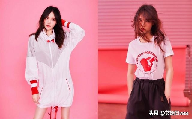 唐嫣白纱裙t恤写真十分吸睛,被糖糖穿婚纱的样子惊艳到了