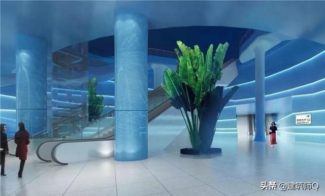 光谷地下综合体示意图,光谷综合体地下效果图