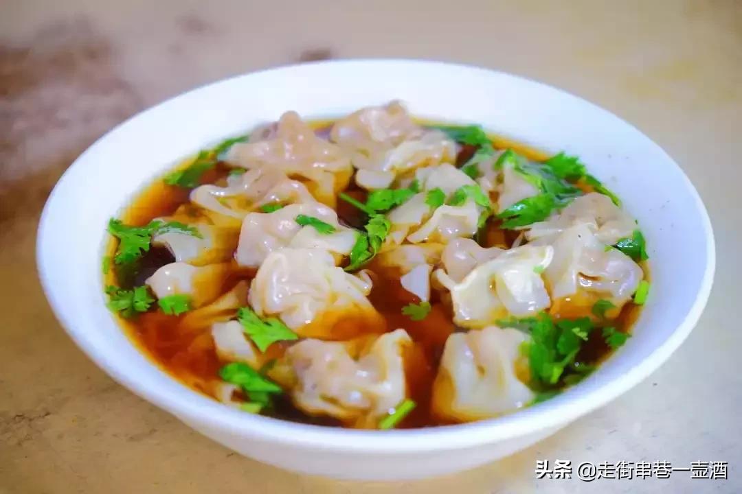 虾仁鲜肉馄饨吉祥馄饨,江都皮薄的馄饨