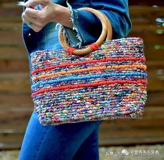 旧衣服别再扔掉了袖子缝成桶状,旧衣服怎么做布条