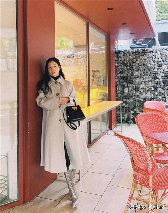 小个子穿过膝靴好看还是短靴好看,过膝靴高跟内增高短靴拉链款