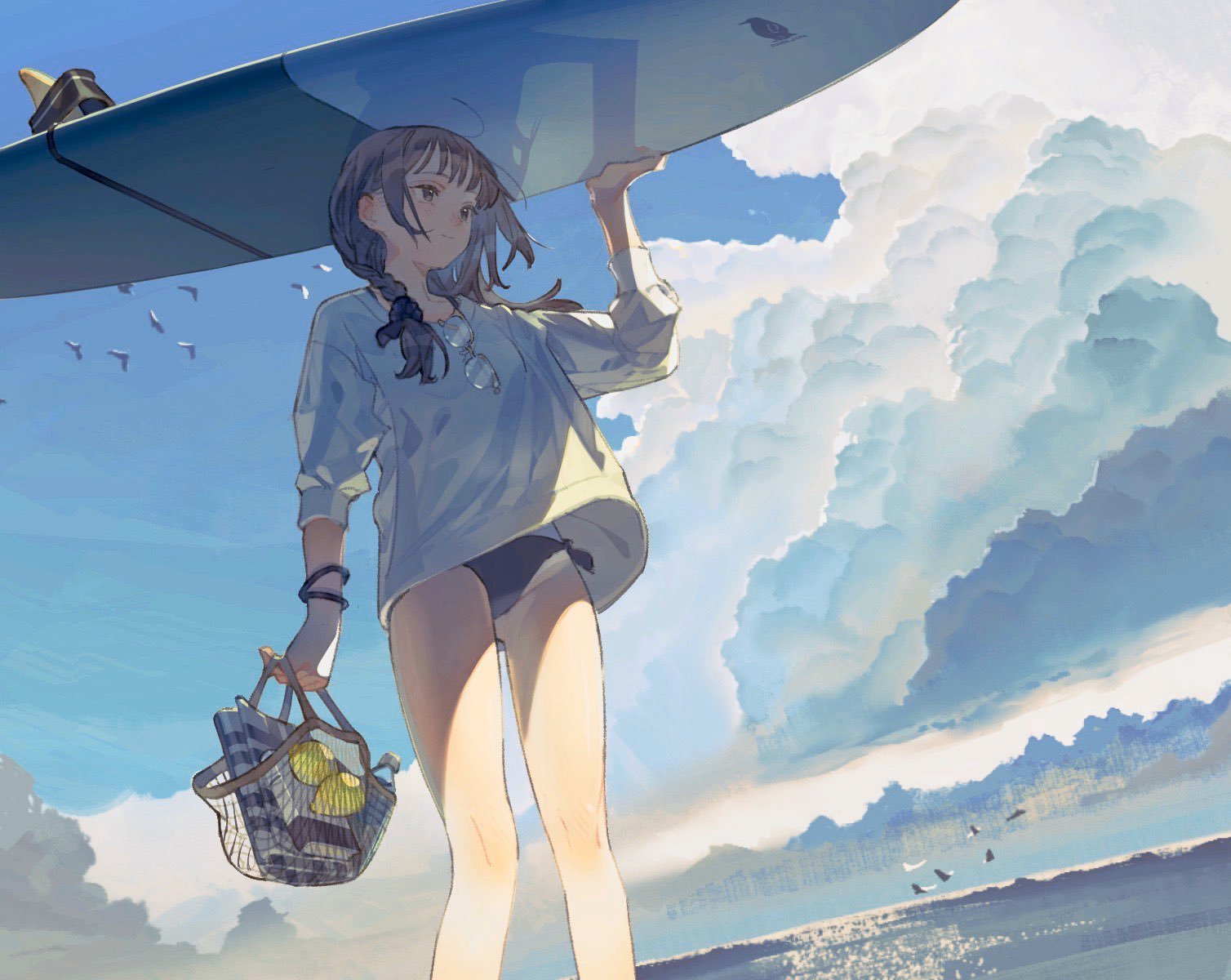 手绘动漫女生线稿,手绘动漫女生插画