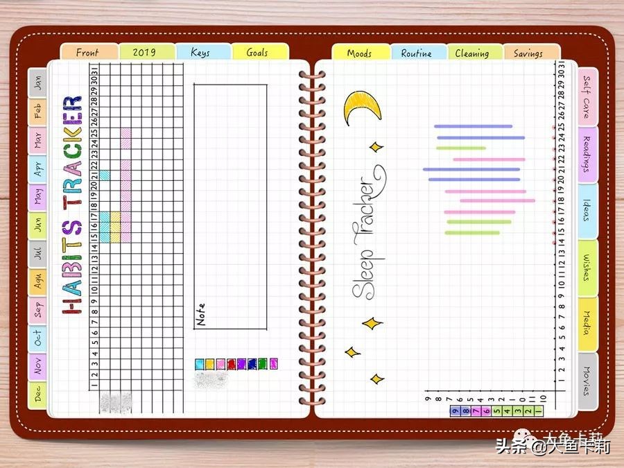 手帐小白到大佬的手帐过程,手帐新手必须知道的手帐黑话