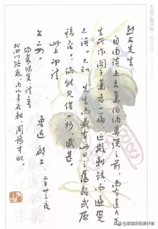 写给鲁迅的先生的一封信,高级的信