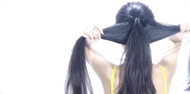 女团发型教程简单漂亮,女团发型甜酷风格戴大蝴蝶结