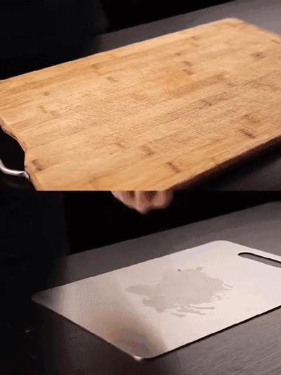 塑料砧板菜板选哪种材质健康好用,抗菌菜板304不锈钢砧板