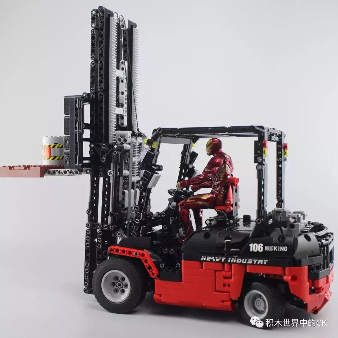 宇星模王2024新品堆高车,宇星模王积木回力车