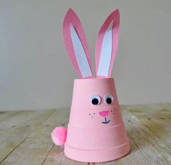 复活节兔子手工外发,复活节兔子彩蛋做手工