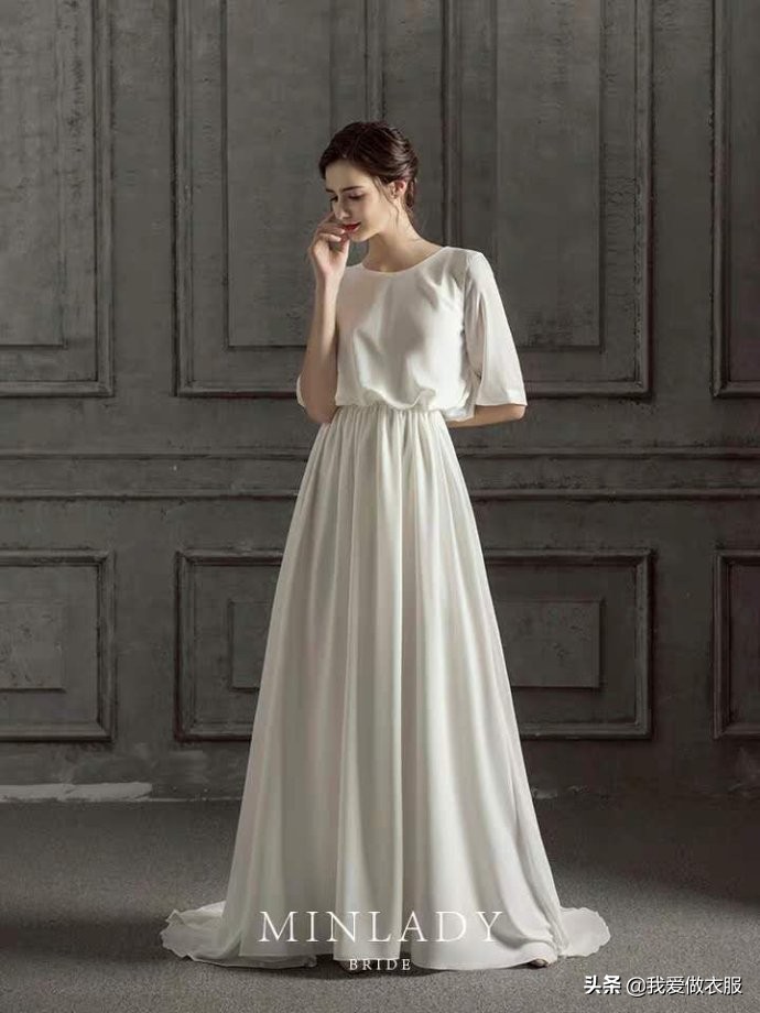 森系长裙设计感,度假风长裙连衣裙裁剪