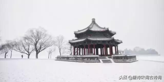 一场大雪洋洋洒洒而来,带雪的唯美唐诗宋词