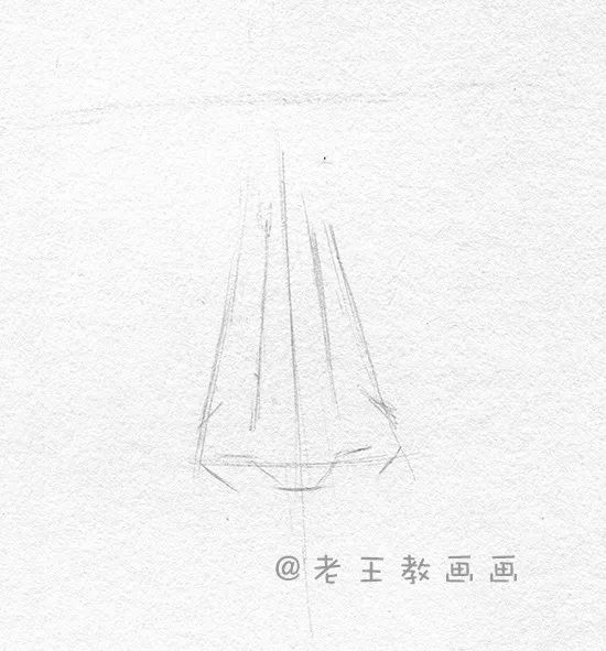 素描五官鼻子的绘画步骤,石膏素描五官鼻子