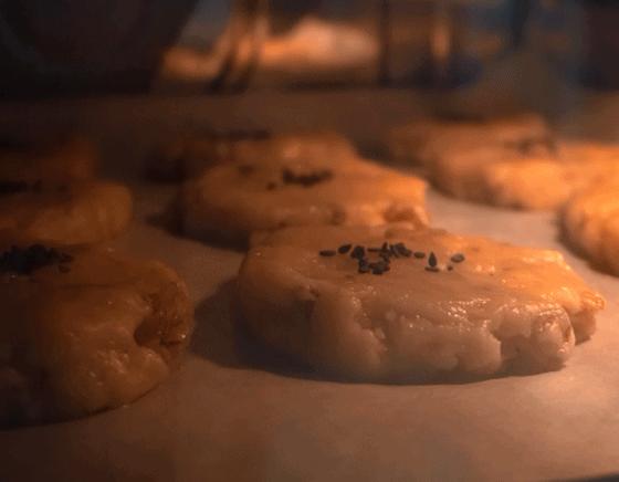 自制家常桃酥简单做法烤箱,手工制作桃酥月饼