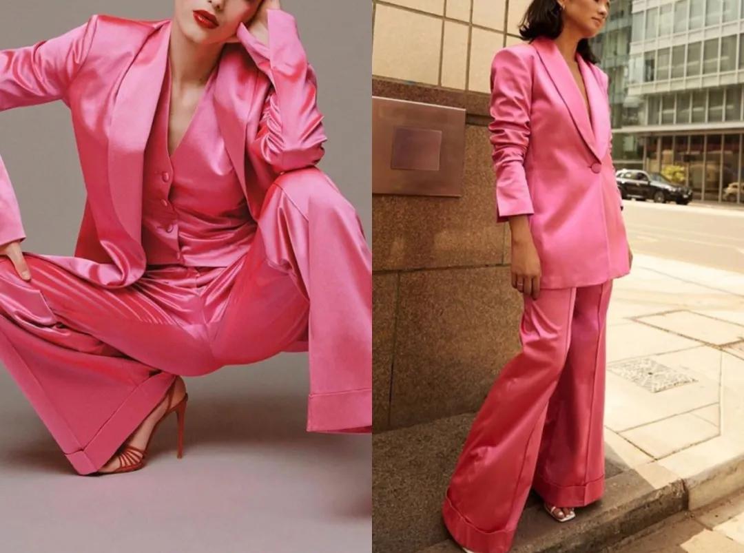 一套西装又正式又休闲,30-35岁女性春季穿搭西装