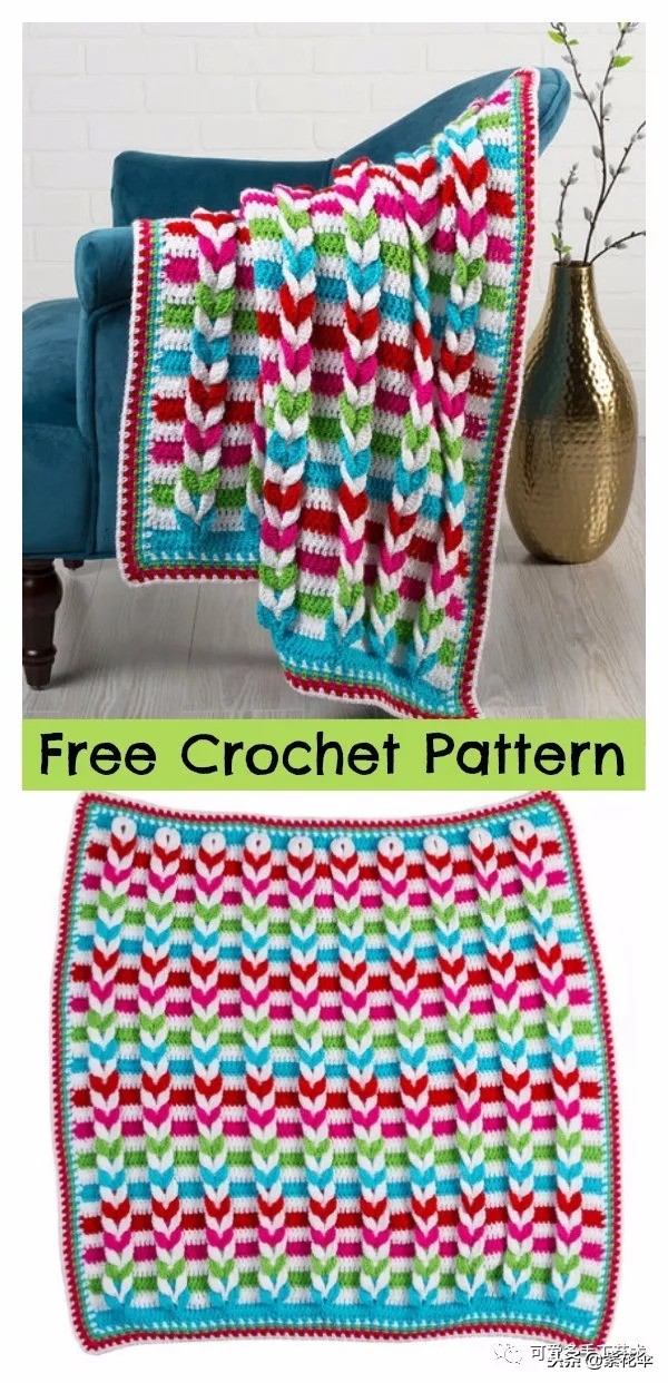 学毛线钩花一学就会简单,新手学毛线钩花