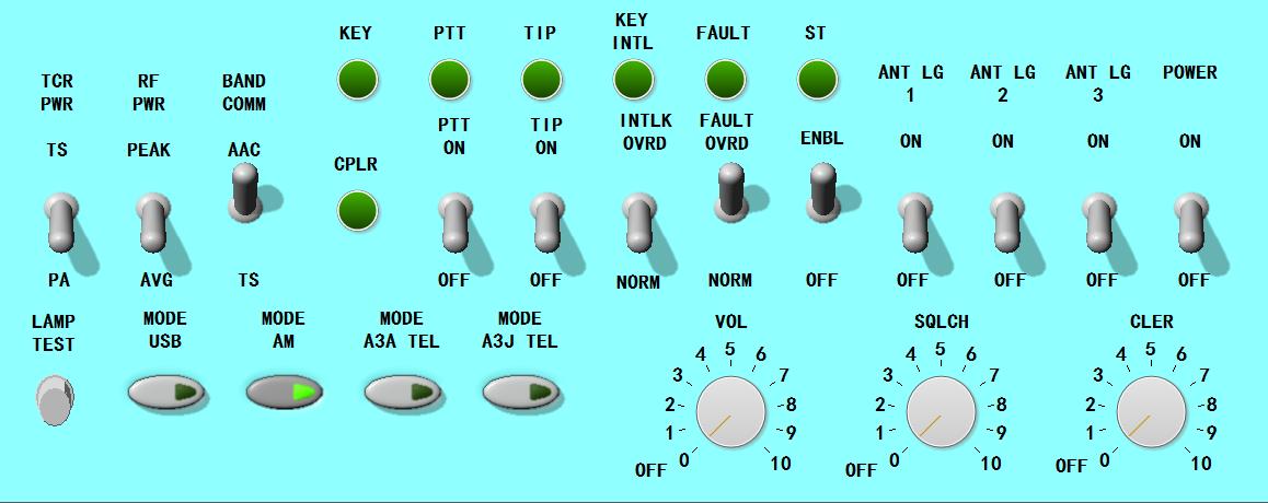 直升机机载电子设备AAC-200单边带电台天调虚拟化仪表试验器设计