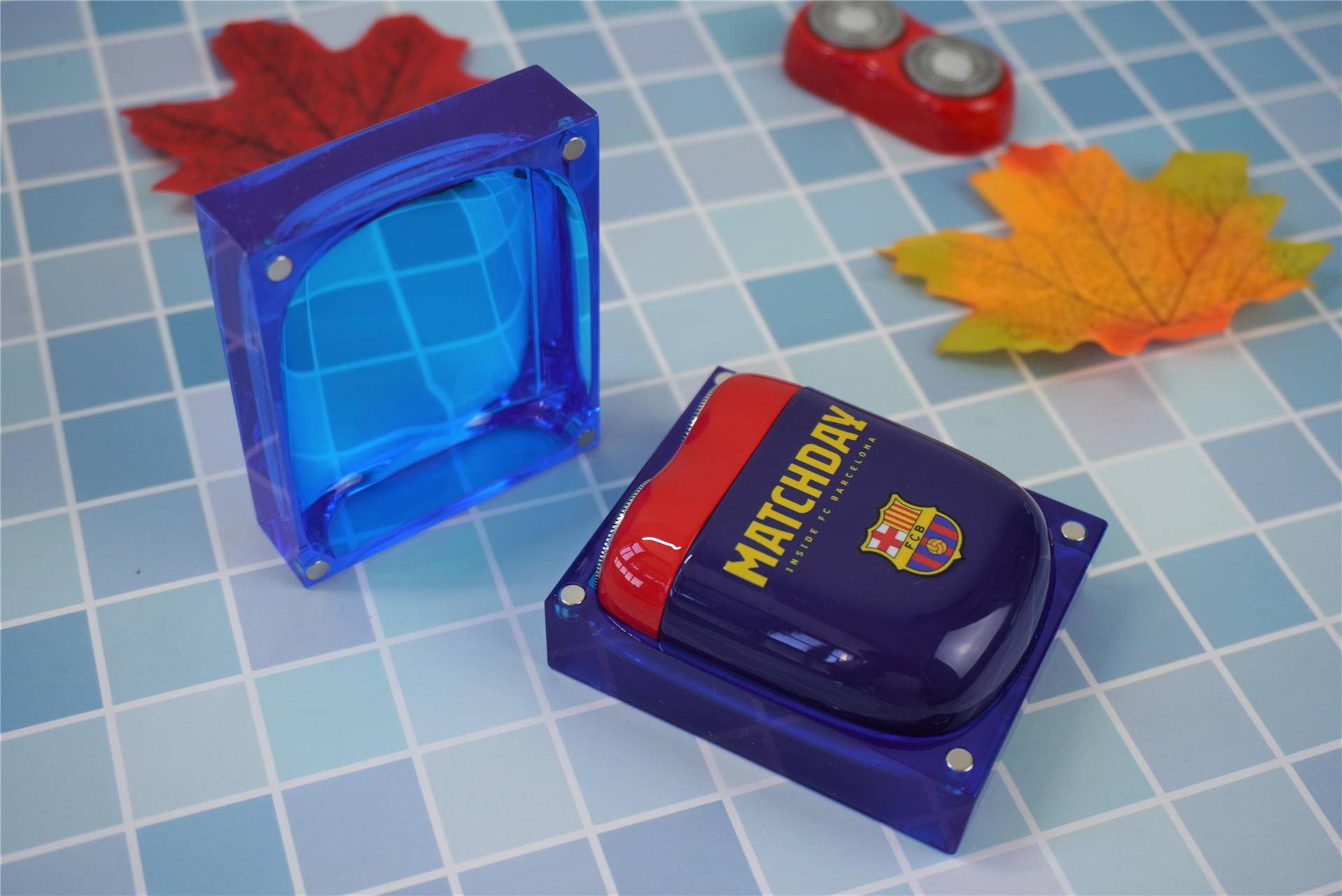 yoose透明剃须刀开箱,yoose剃须刀银色开箱