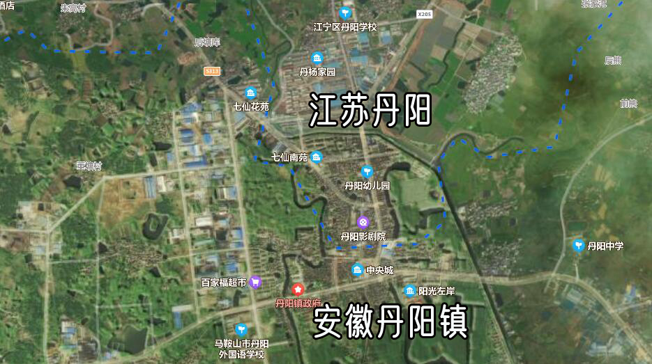 有趣的丹阳镇:秦代已经设县,后来降为镇,拆分属于两省