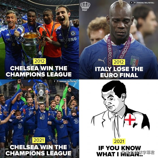 欧洲杯切尔西定律,每日足坛趣图英超