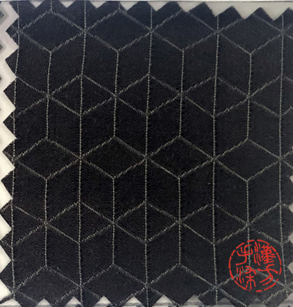 植物染希赛尔桑蚕丝交织缎之灰咖色