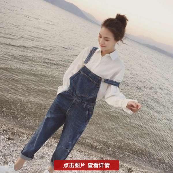 背带裤让人怀念童年的单品