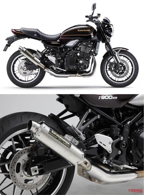 川崎z900rs双边排气管,zard排气川崎z900rs