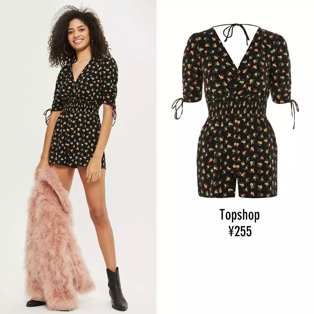 春季碎花裙推荐,玖姿春季碎花裙