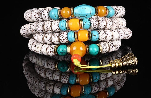 星月菩提弟子珠打结图解,单圈星月菩提怎么穿线图解