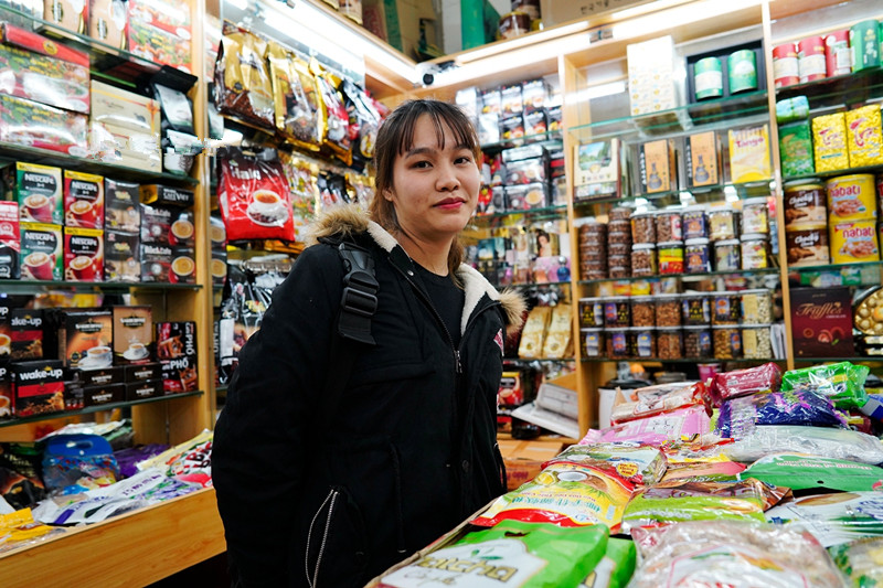 中越边境越南的露天集市,中越边界边贸集市
