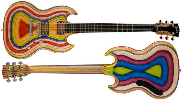 最惊艳花样的电吉他,花里胡哨的电吉他