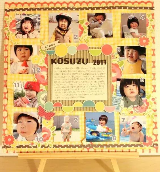 嫌弃手机内存不够用的爸妈,还不如动手制作最有爱的成长记录册!