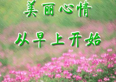 早上好的祝福语大全动图,早上好问候祝福语大全动态图