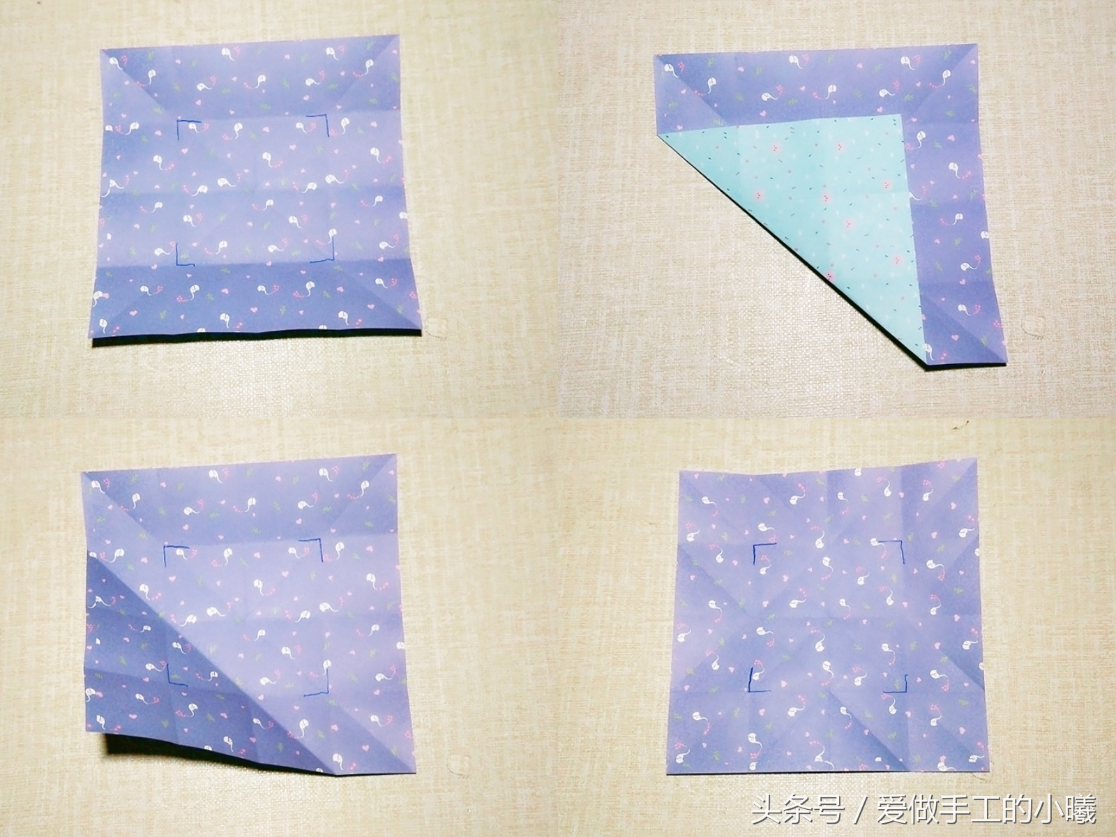 送给闺蜜的折纸礼物礼盒,礼物礼盒折纸