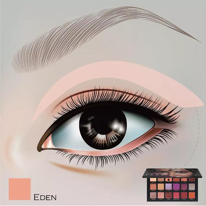 海浪的眼妆,星辰和大海眼妆