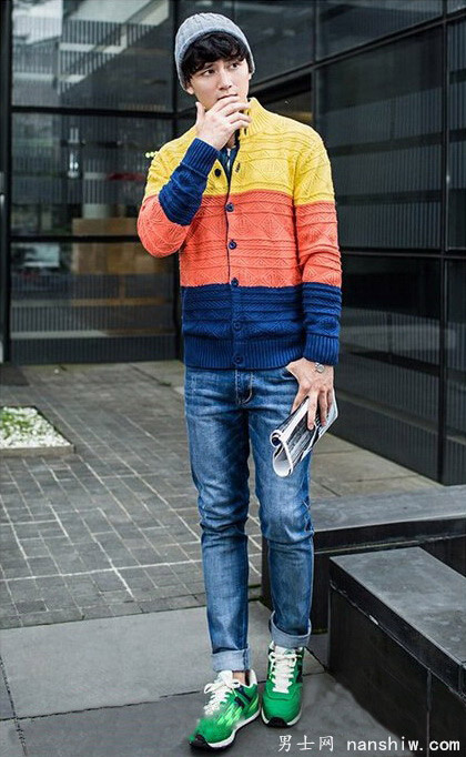 男士春季休闲装搭配图,长头发男生春季穿衣搭配