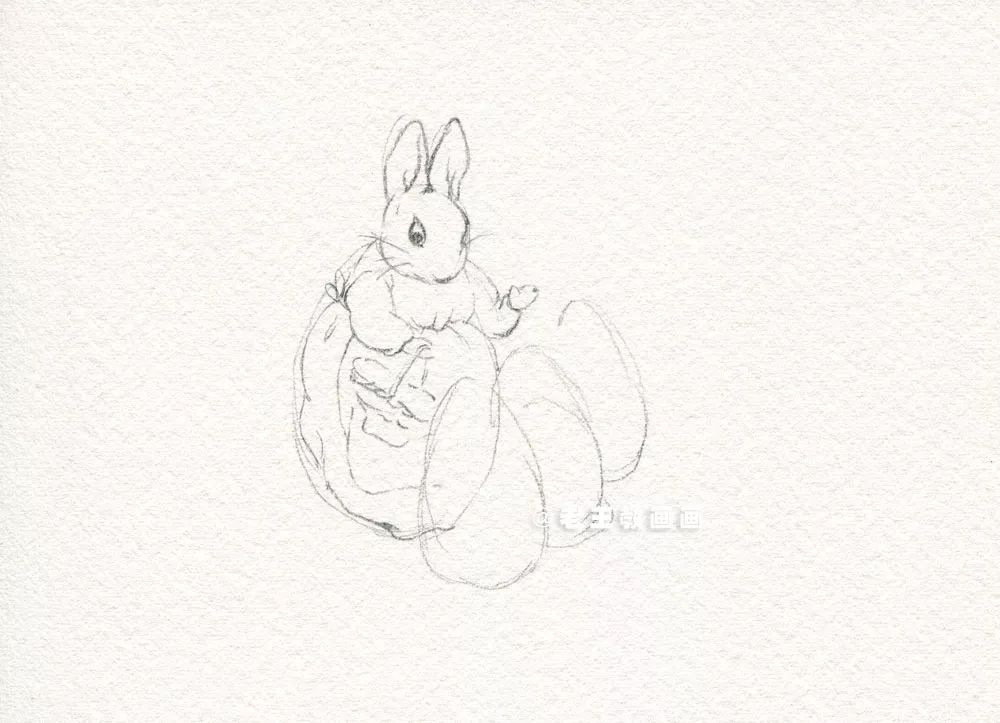 彼得兔简笔画的画法,彼得兔简笔画6步教你学会