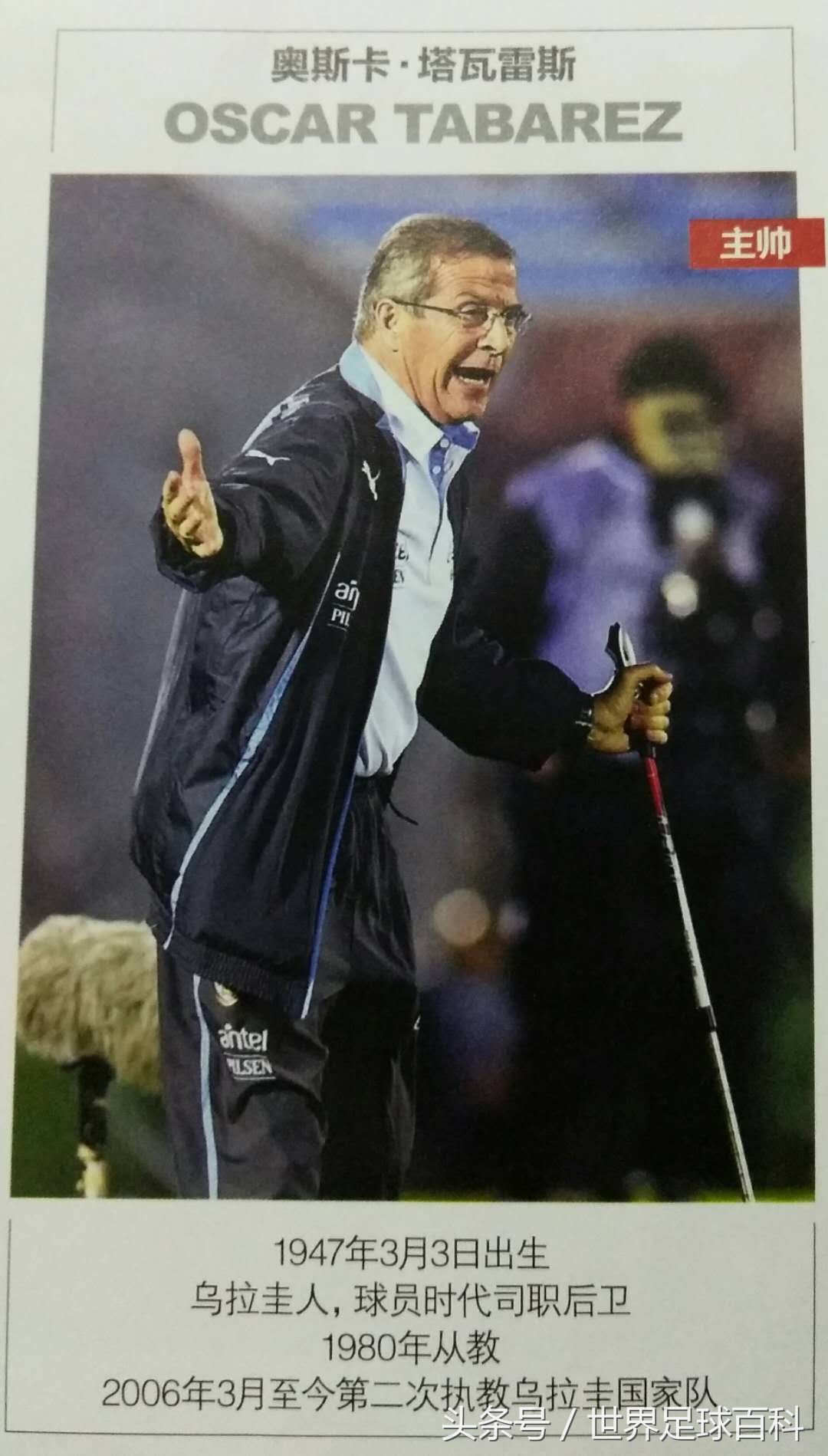 世界杯32强巡礼之乌拉圭,世界杯阵容前瞻乌拉圭