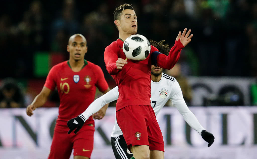 c罗补时梅开二度扳平埃及,c罗补时绝杀比利时原版