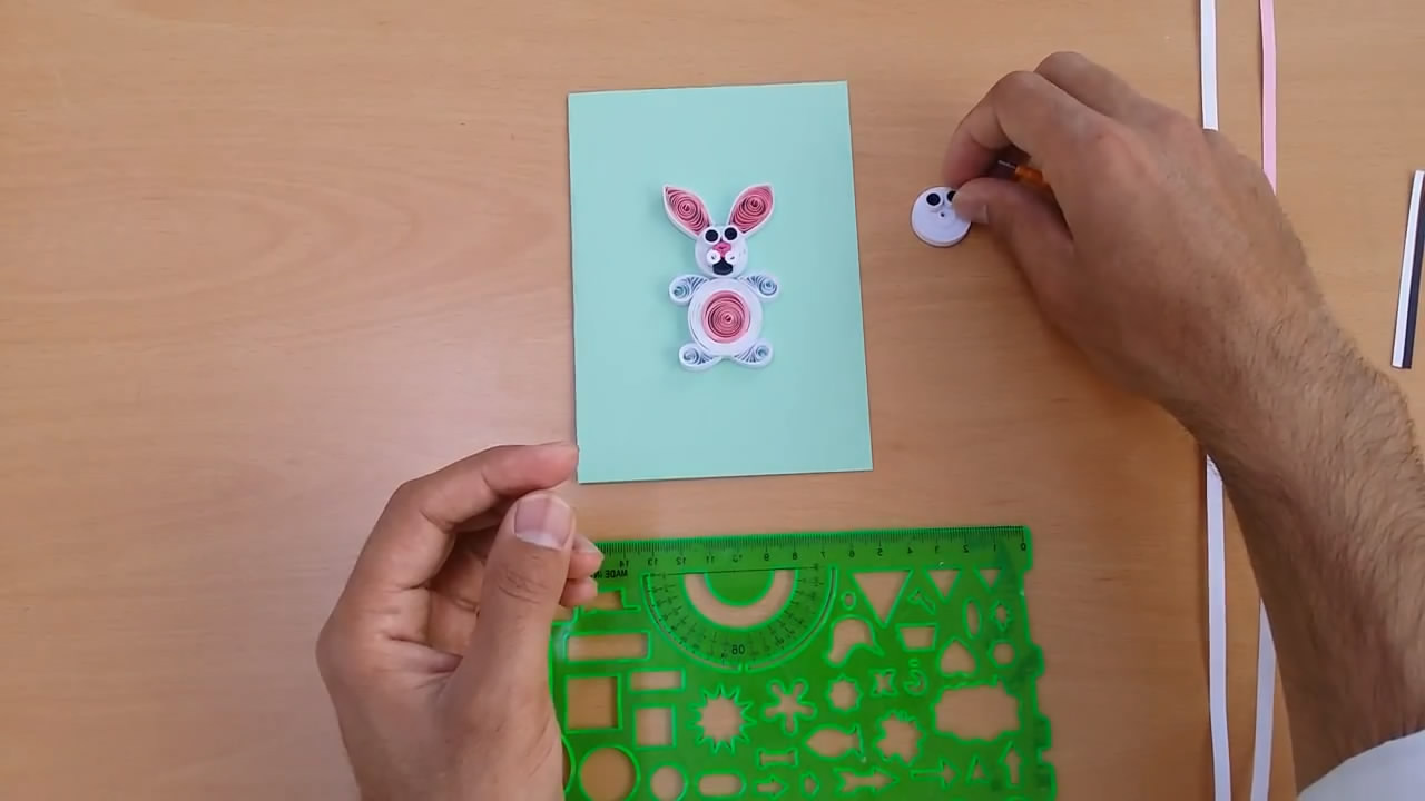 小兔子贺卡怎么做超级萌的那种,贺卡制作方法简单又漂亮的小兔子