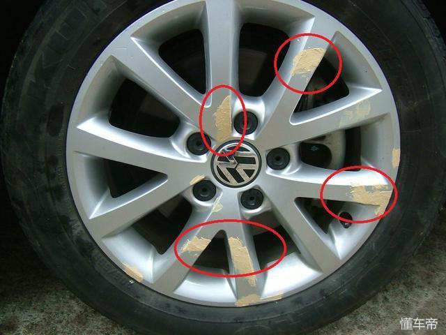 轮毂刮花一小块,轮毂不小心刮花了一点有必要修吗