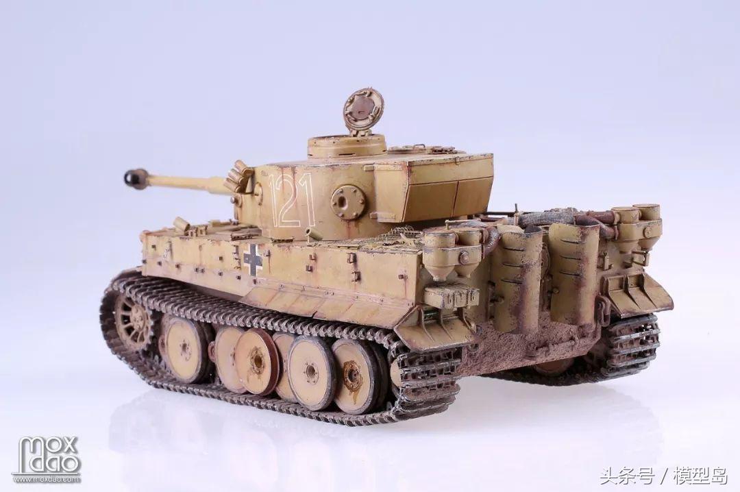 “混装”虎I田宫北非型乱改–模型作品