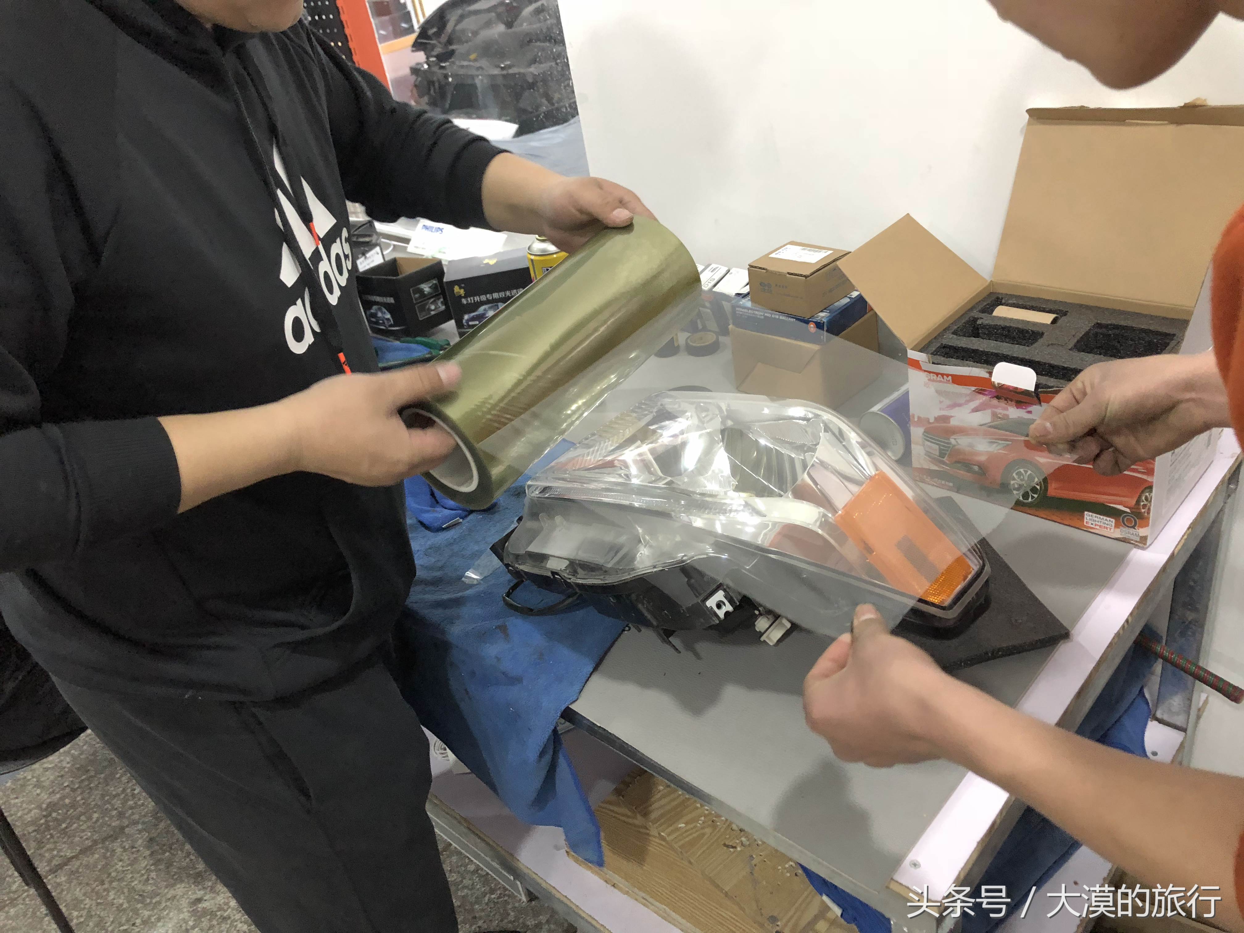 丰田坦途黄光灯,丰田坦途欧司朗激光大灯