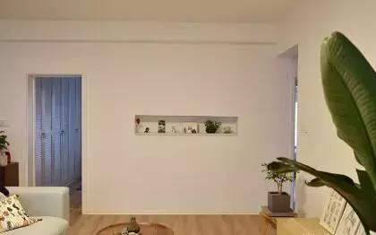 一字走廊改造,出门就是过道式走廊如何改造