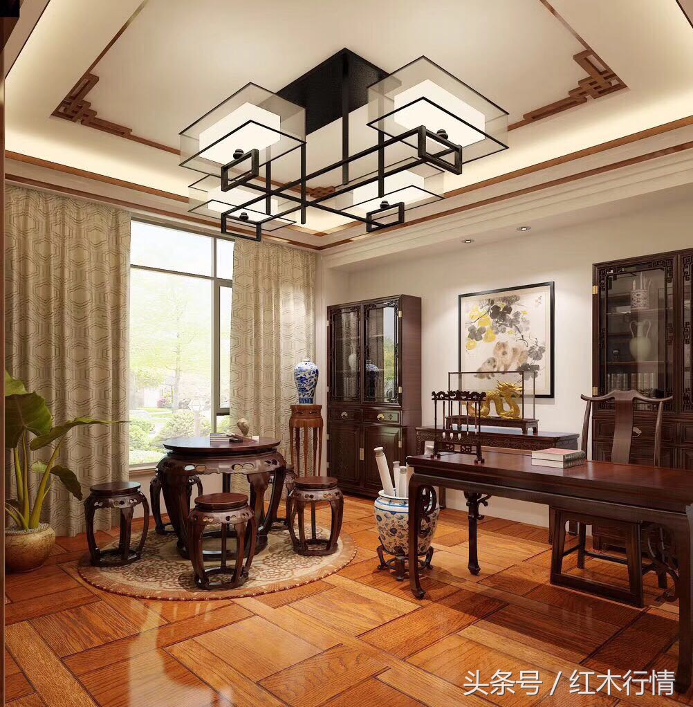 红木家具如何与现代家具融合,红木家具混搭现代简约