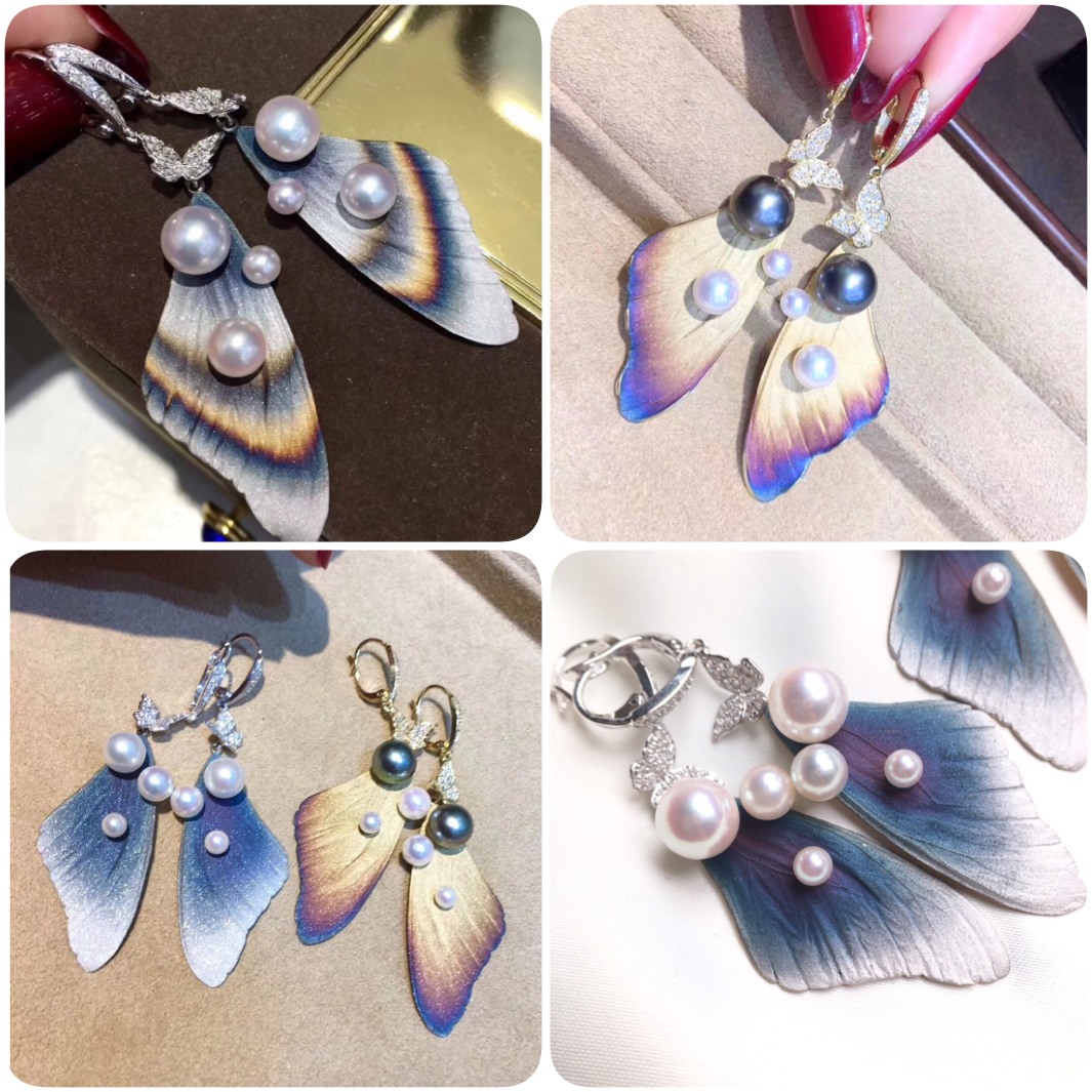 美过梵克雅宝！国际珠宝展上仙气四溢的蝴蝶珍珠珠宝！