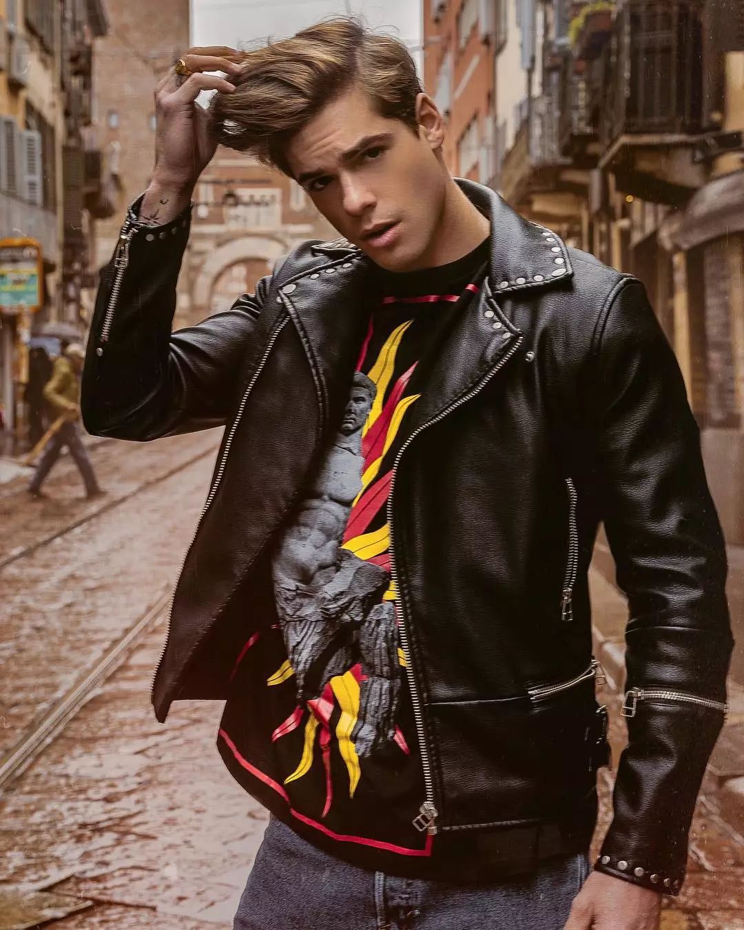 法国英俊帅气男模特写真,法国超帅男模图片