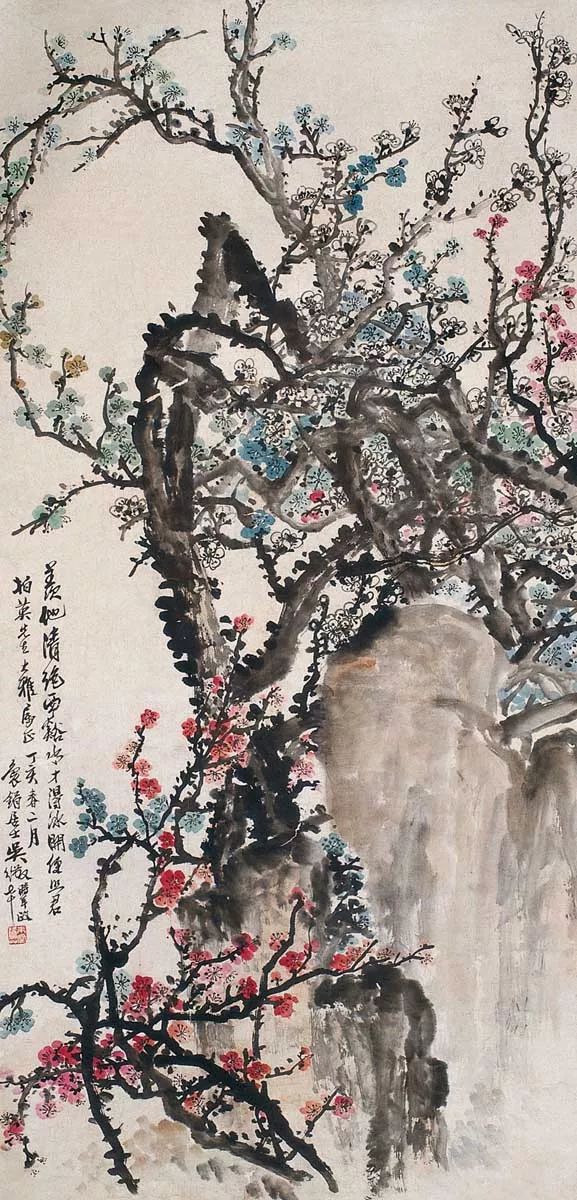 写意山水花鸟画精品欣赏,吴待秋山水画精品欣赏图文