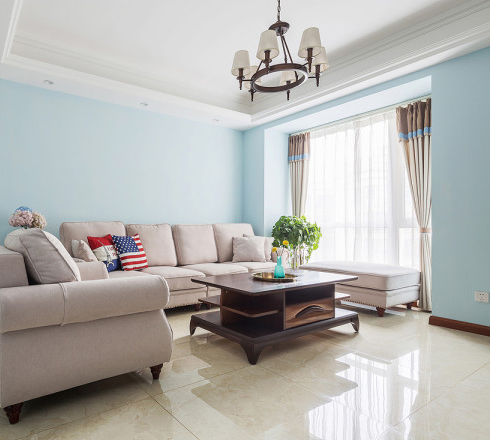 南昌85万装修,86平方三室一厅装修轻奢简约