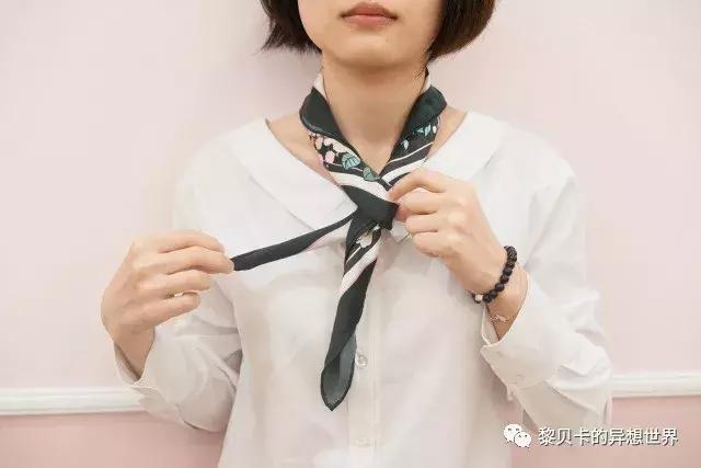 各种丝巾怎么戴,丝巾各种各样戴法