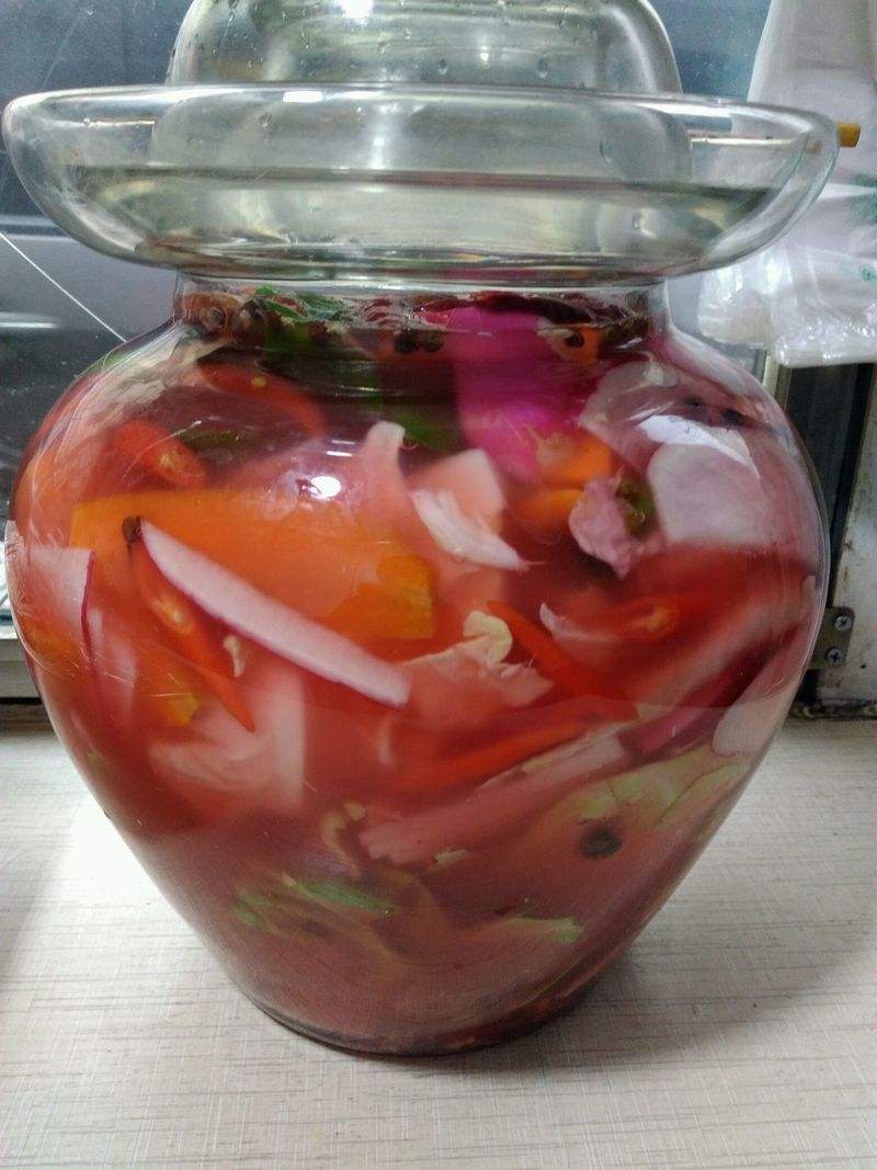 奶奶做的小葱泡菜,奶奶做的泡菜