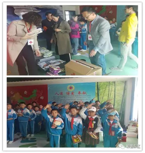 并蒂携手做奉献人道花开在春天——城东区红十字会开展学校创伤救护情景展示、应急救护培训活动